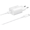 Сетевое ЗУ Samsung EP-TA800 кабель (1м), 25 Вт, белый